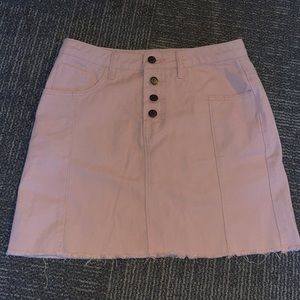 Brand New Böhme Size Small Salmon Denim Skirt